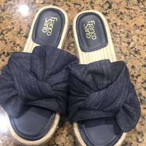 Franco Sarto denim slide